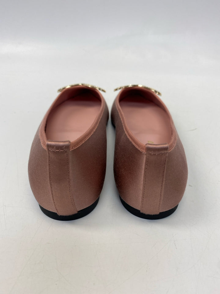 NWOT Pretty Ballerinas  Size 36.5 Pink Rhinestone(s) Flats