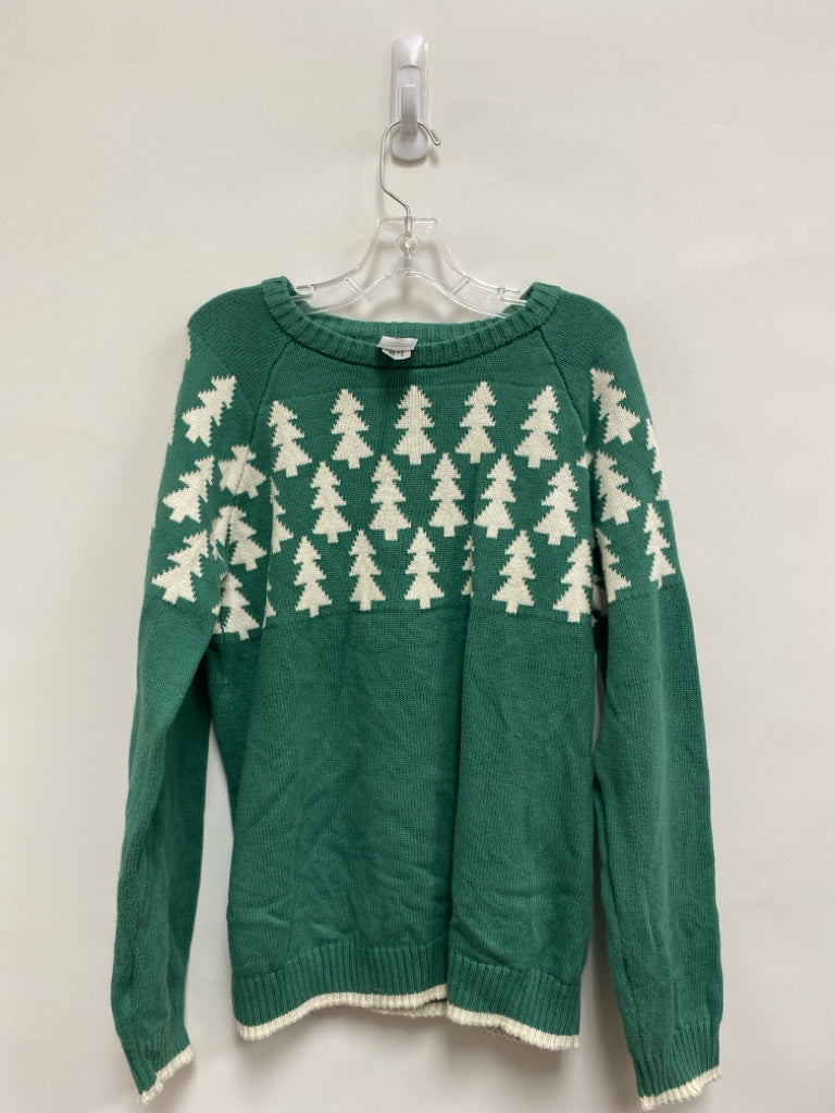 hanna Andersson SIZE 12 Green White Tree(s) Girl&