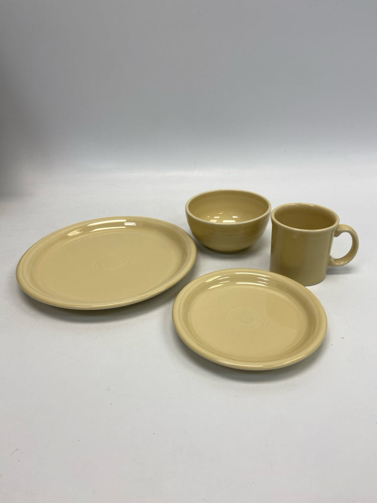 Fiesta Pale Yellow Dishes