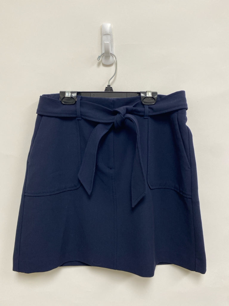 LOFT Size 8P Navy Petite Skirt