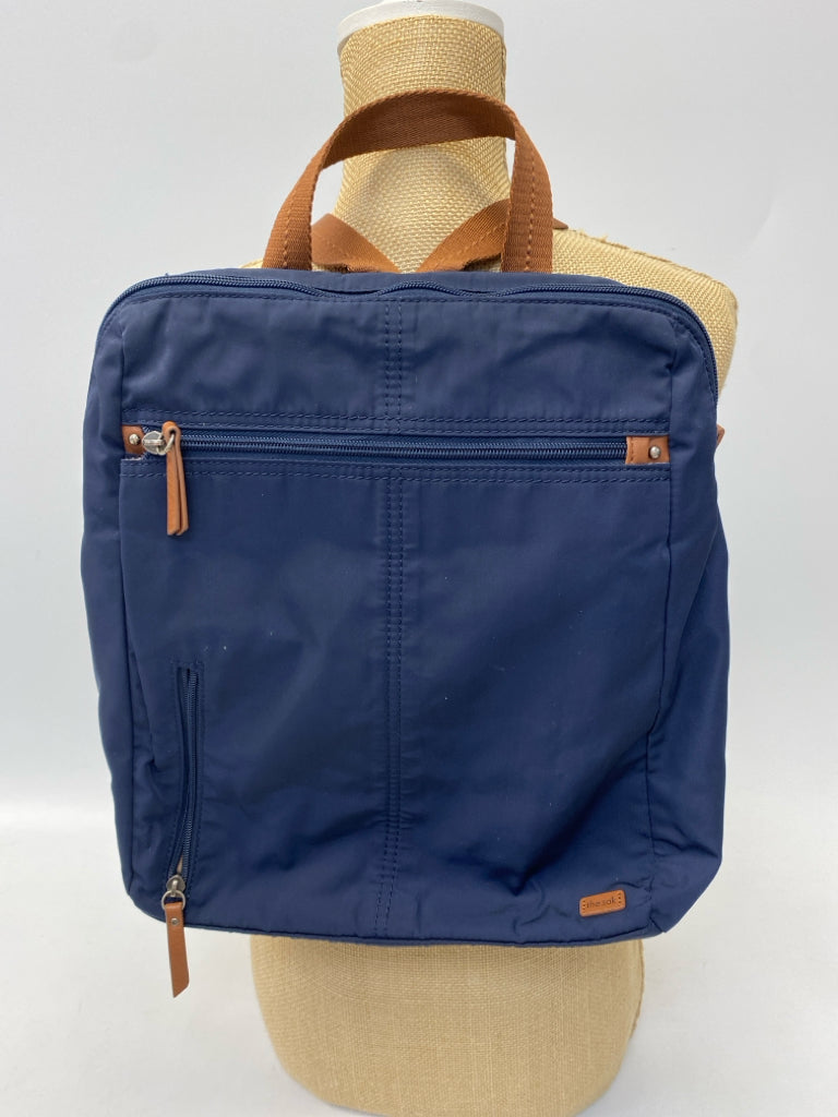 Sak Navy Brown Nylon Backpack