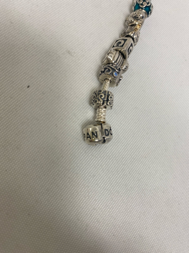 Pandora Silver Multi Color Bracelet