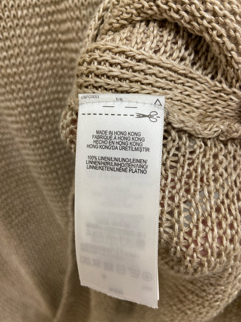 Polo Size XL Beige Boat Neck Linen Ladies Sweater