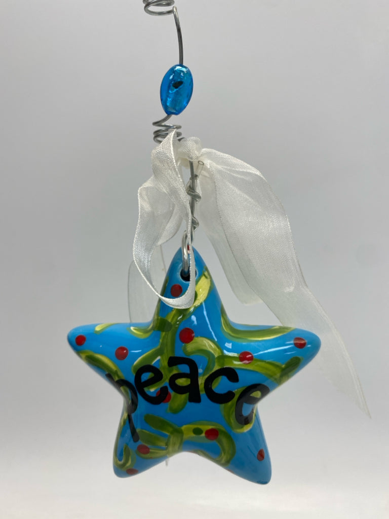 Glory Haus Blue Green Ornaments