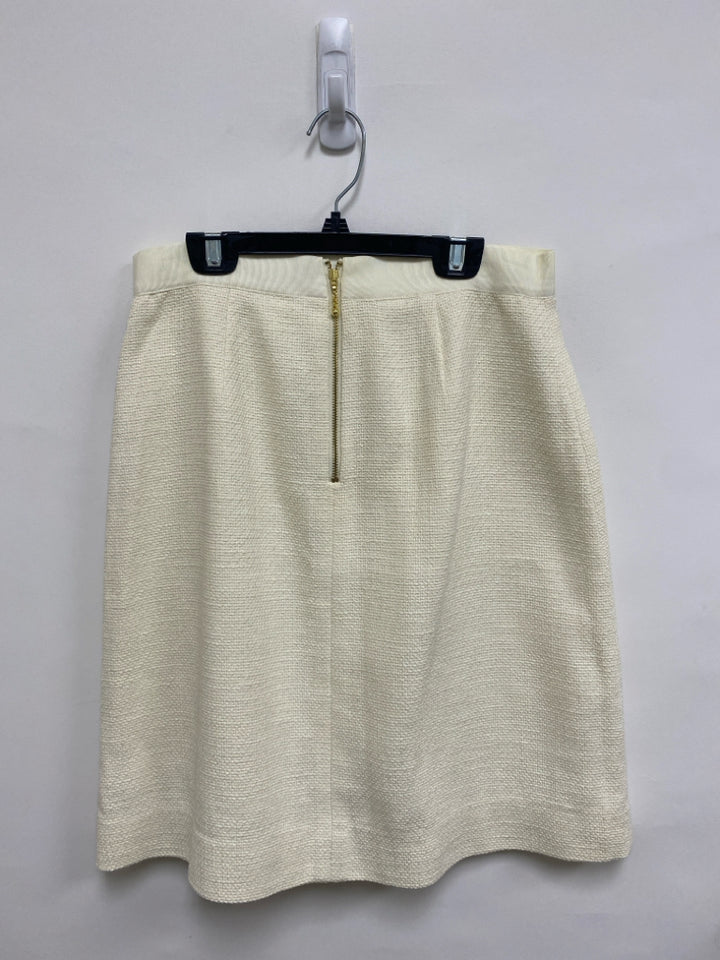 Kate Spade Size 6 Cream Ladies Skirt