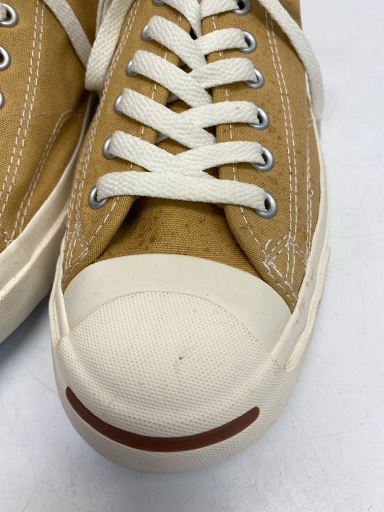 Converse US Shoe Size 11.5 Gold Lace-up Sneakers