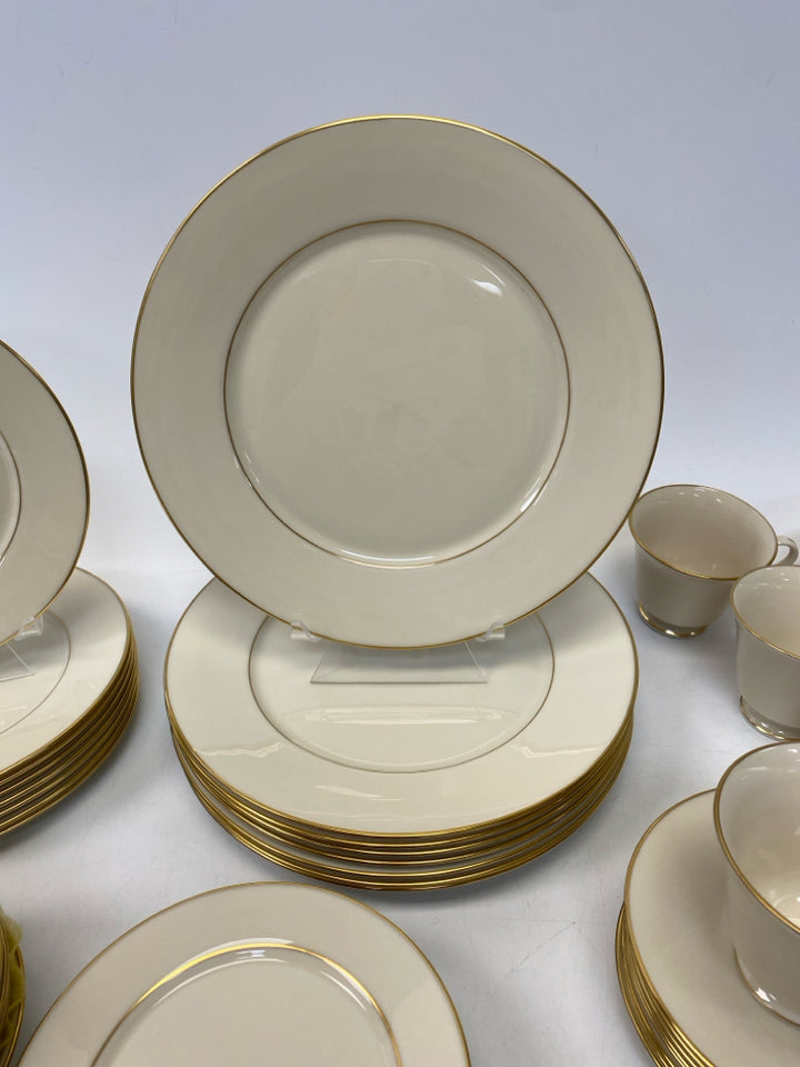 Lenox Cream Gold Trimmed Dishes