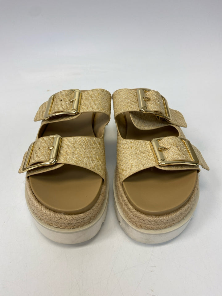 Madden Girl  Size 7.5 Tan/Cream Sandals