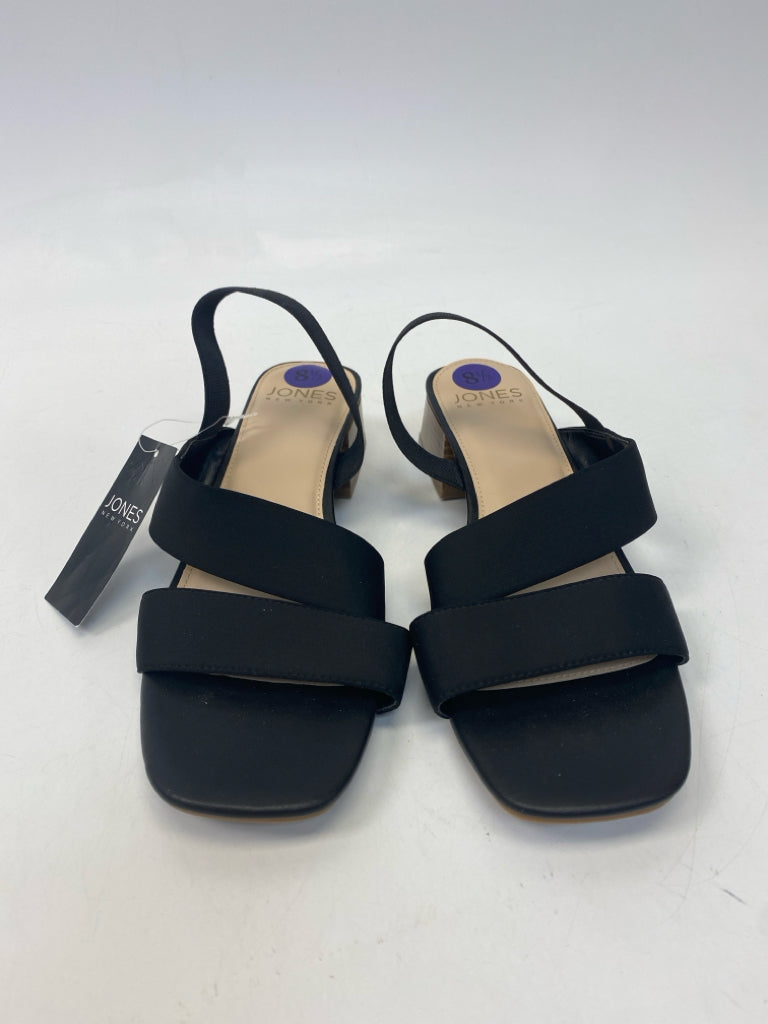 NWT Jones New York  Size 8.5 Black Sandals