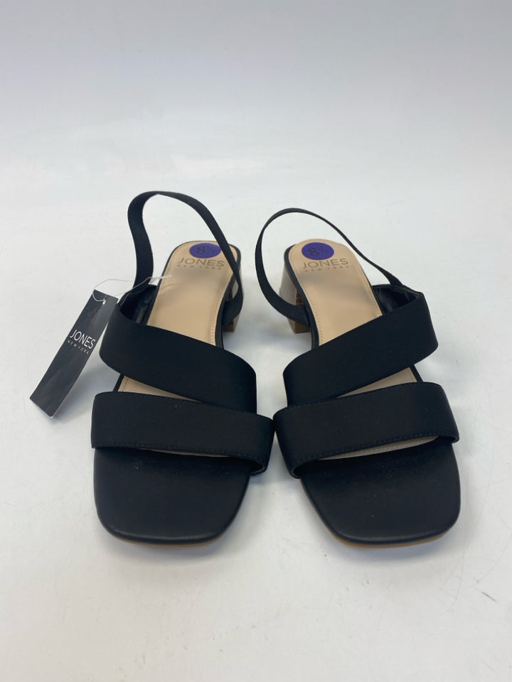NWT Jones New York  Size 8.5 Black Sandals
