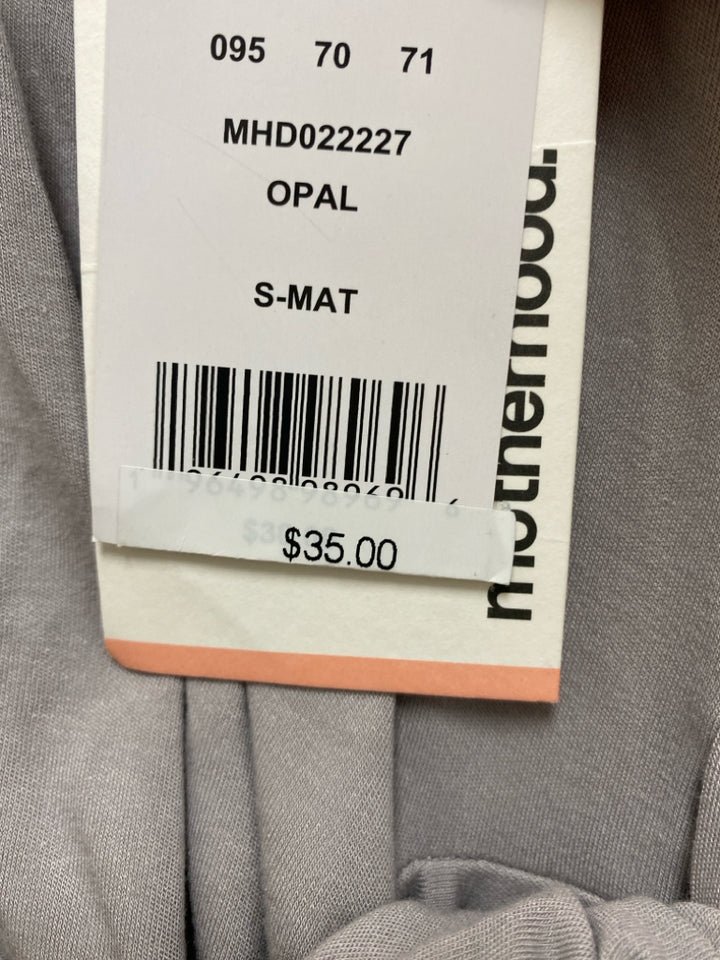 NWT Motherhood Size S Gray Knotted Maternity Dress