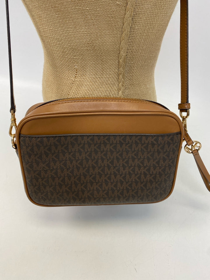 Michael Kors Dark Brown Signature Crossbody