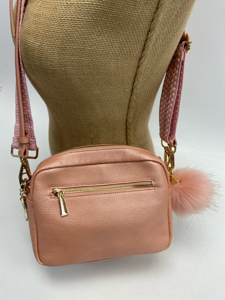 Pom Pom London Pink Metallic Crossbody