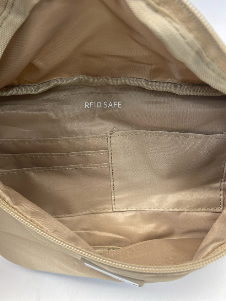 foldie Brown Nylon Belt Bag