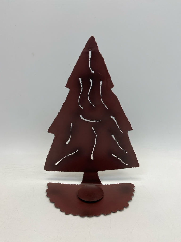 Brown Cut-Out Metal Christmas