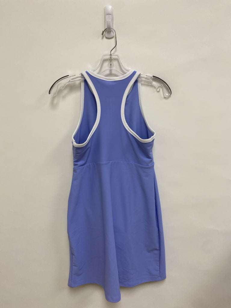 SAGE Size M Periwinkle White Sleeveless Athletic Dress