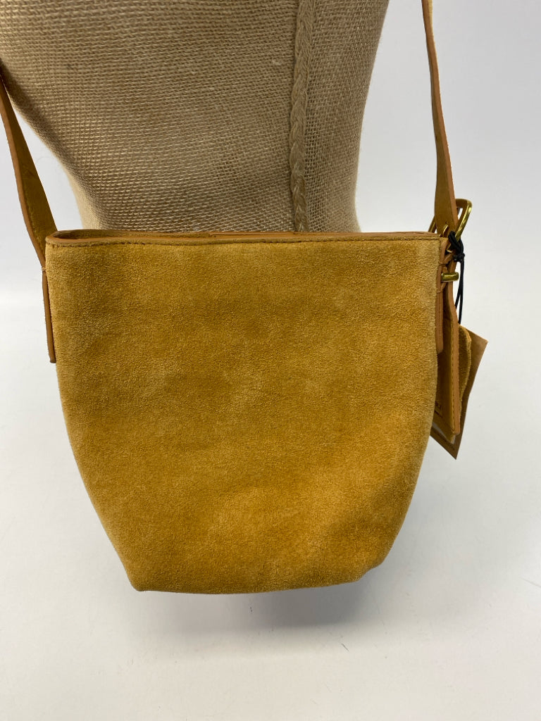 NWT Margot Tan Suede Crossbody