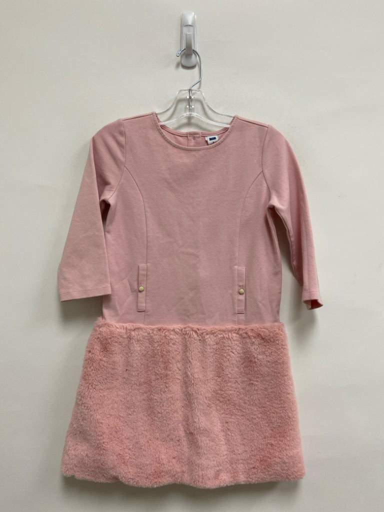 Janie and Jack SIZE 8 Dusty Pink Faux Fur Girl&