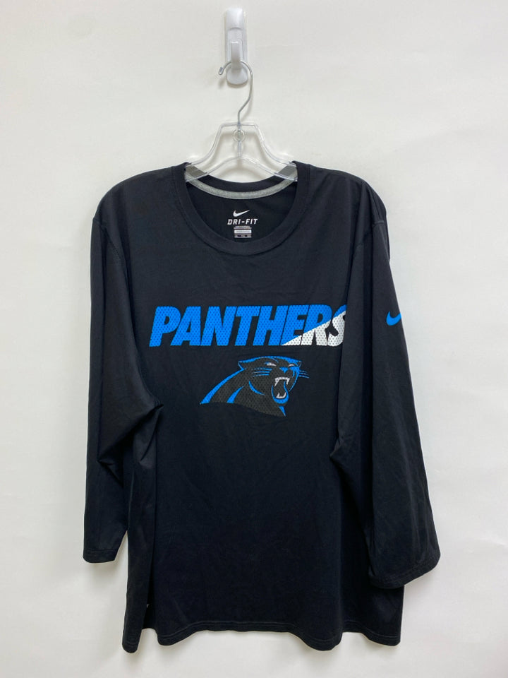 Nike Size XXL Black Blue/White Carolina Panthers Men&