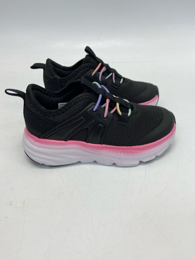 ATHLETIC WORKS SIZE 8 Black Multi Color Girl&