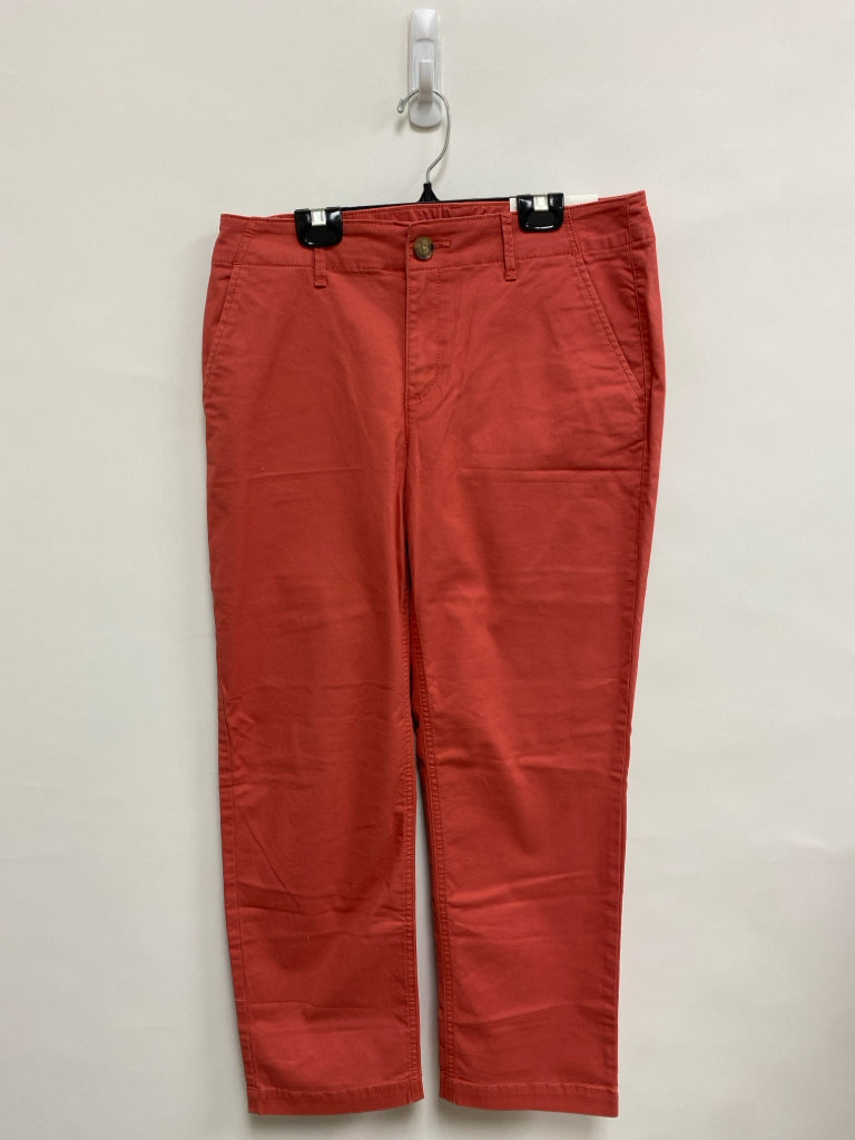 NWT LOFT Size 6 Dark Coral Ladies Pants