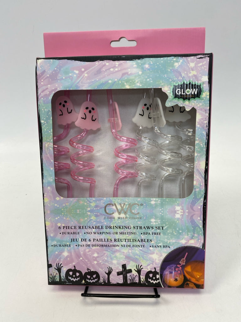 NEW/BOX Pink Clear Ghost Halloween