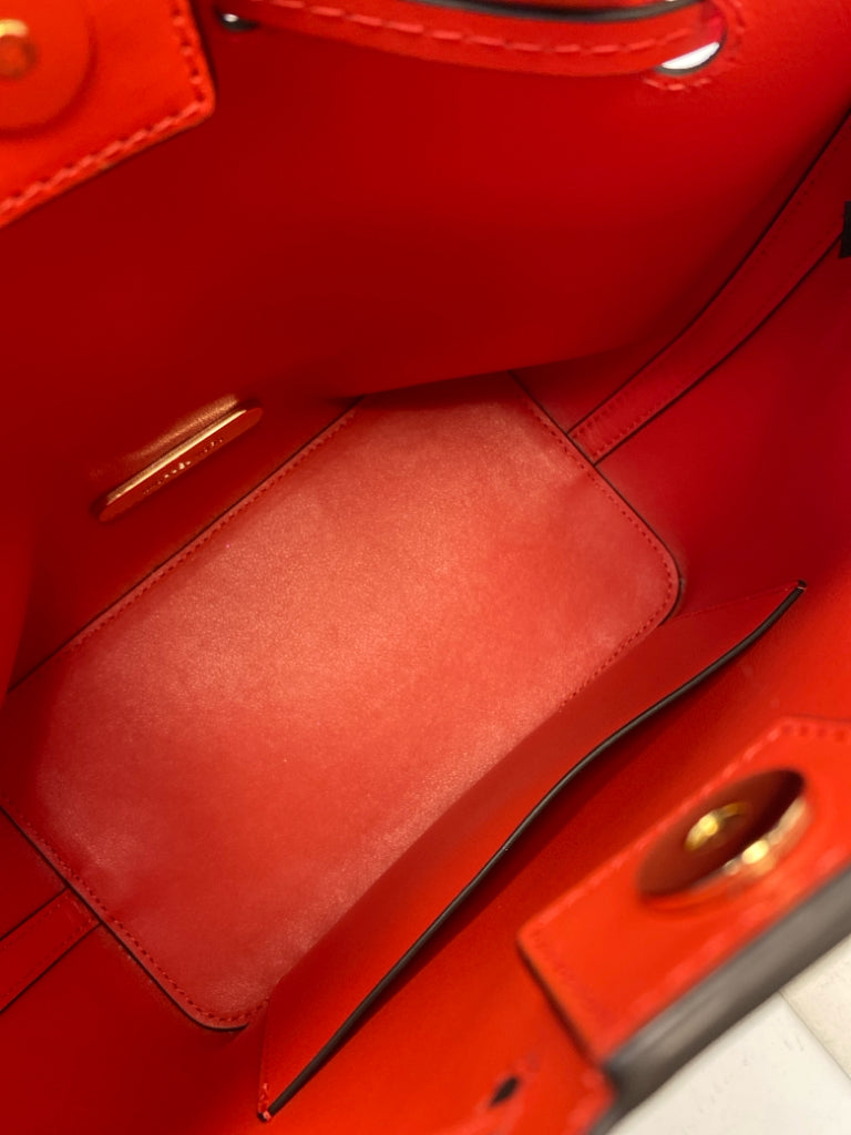 Michael Kors Dark Coral Drawstring(s) Handbag