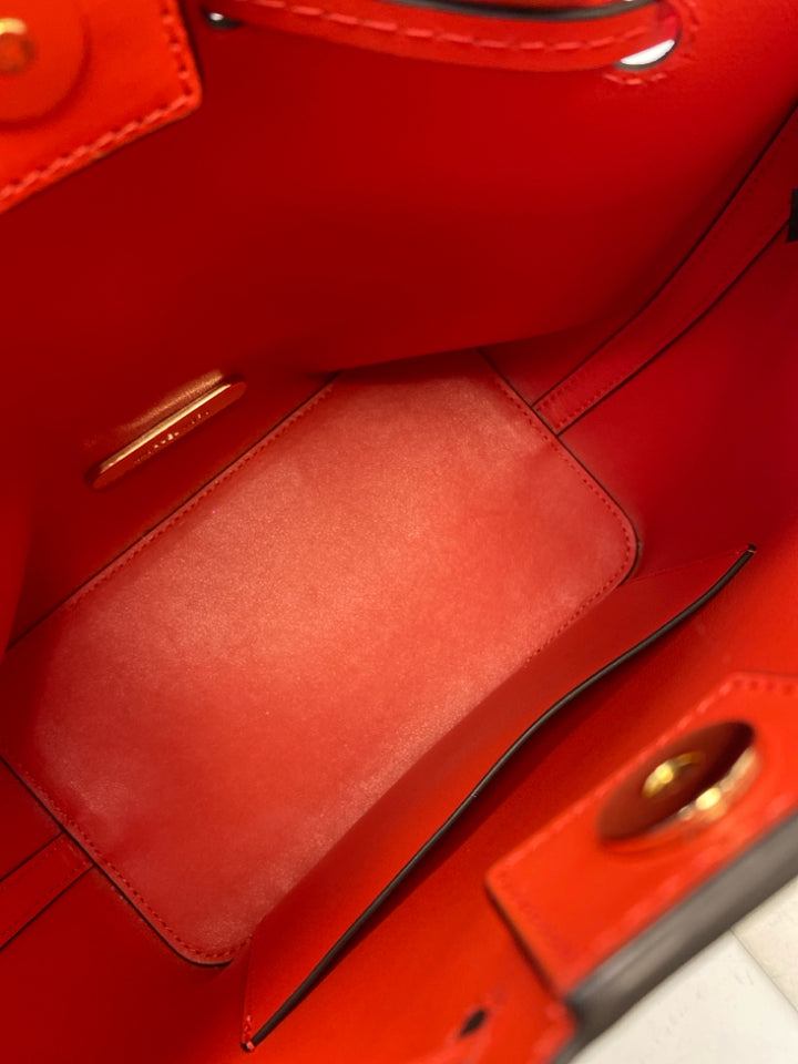 Michael Kors Dark Coral Drawstring(s) Handbag