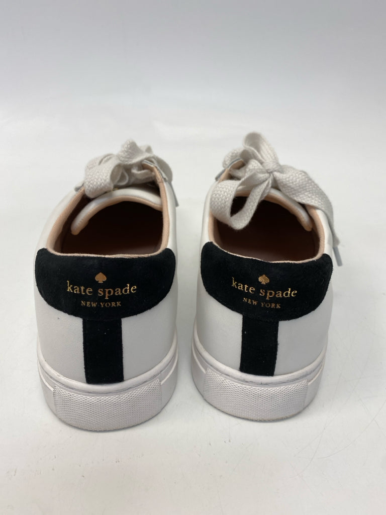 Kate Spade  Size 9.5 White Lace-up Sneakers