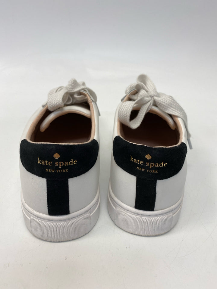 Kate Spade  Size 9.5 White Lace-up Sneakers