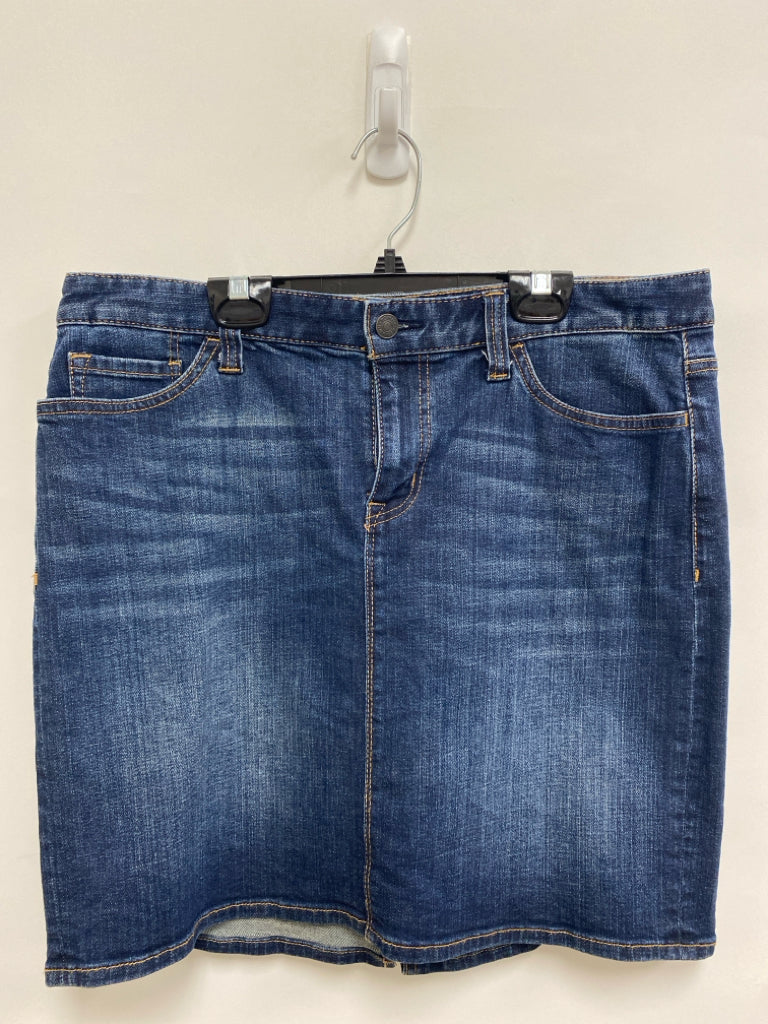 Tommy Hilfiger Size 10 Blue Denim Ladies Skirt
