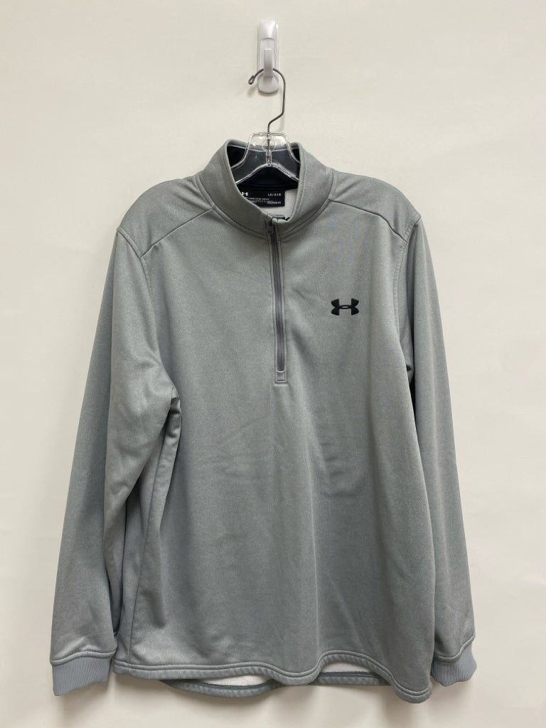 Under Armour Size L Gray Quarter Zip Men&
