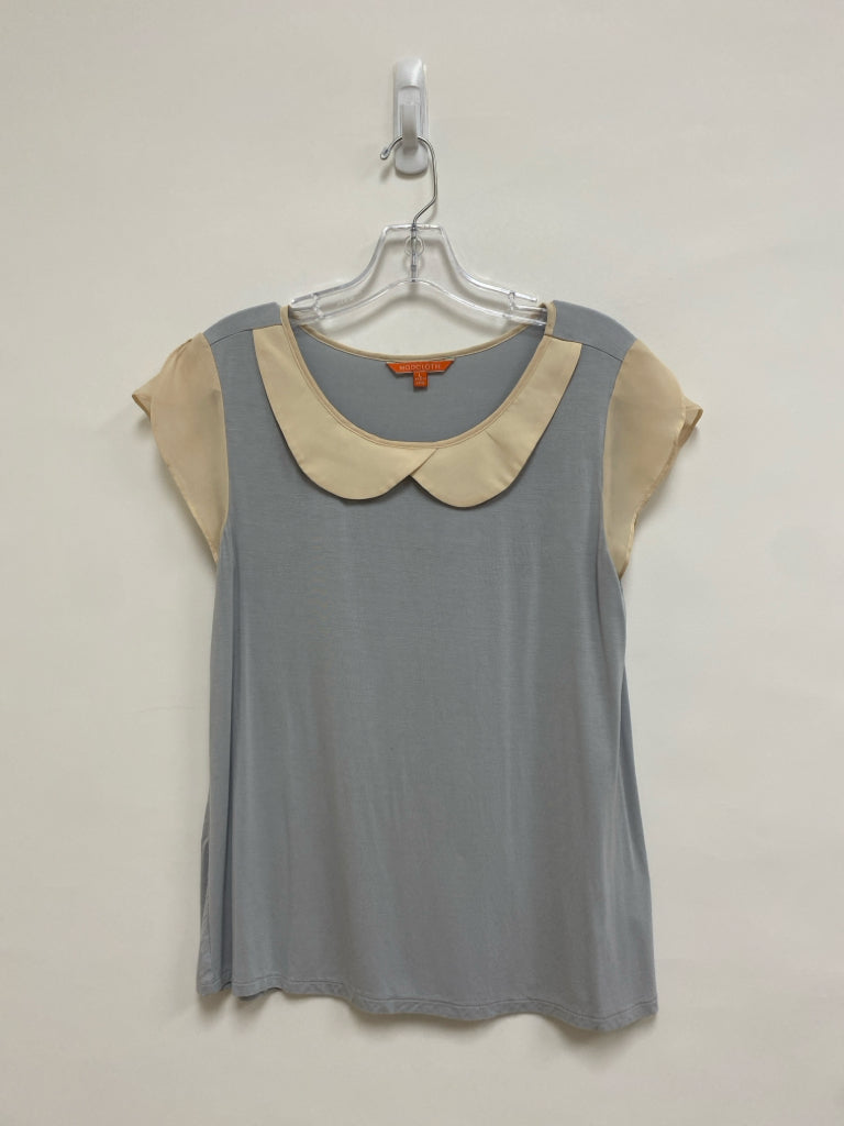 Size L Beige Gray Ladies Top