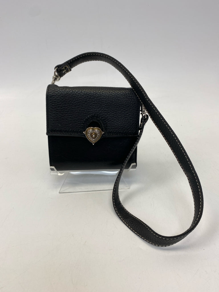 Brighton Black Silver Heart(s) Wallet