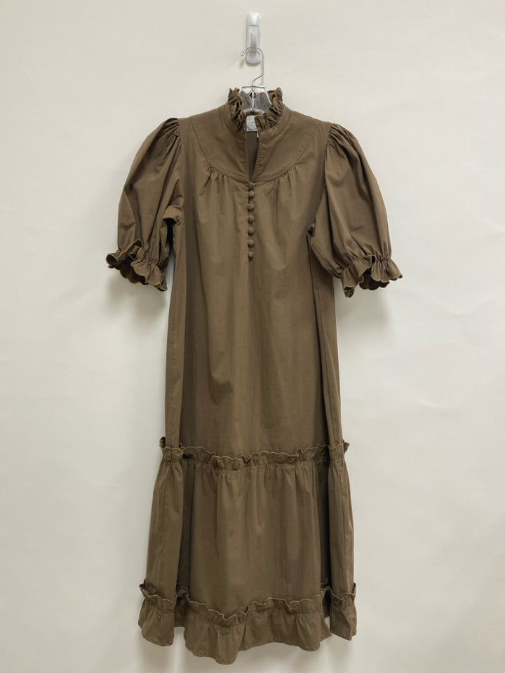 Pomander Place Size S Taupe Mock Neck Ladies Dress