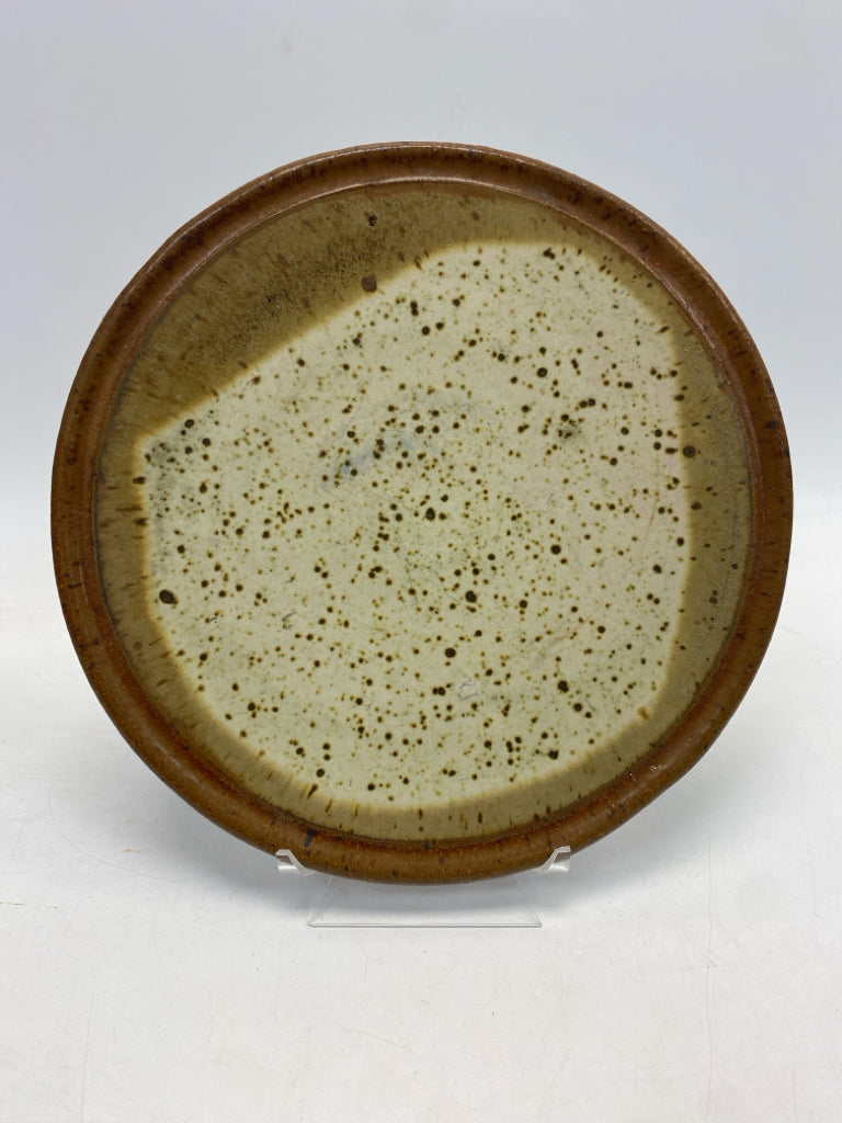 Tan Brown Speckles Pottery