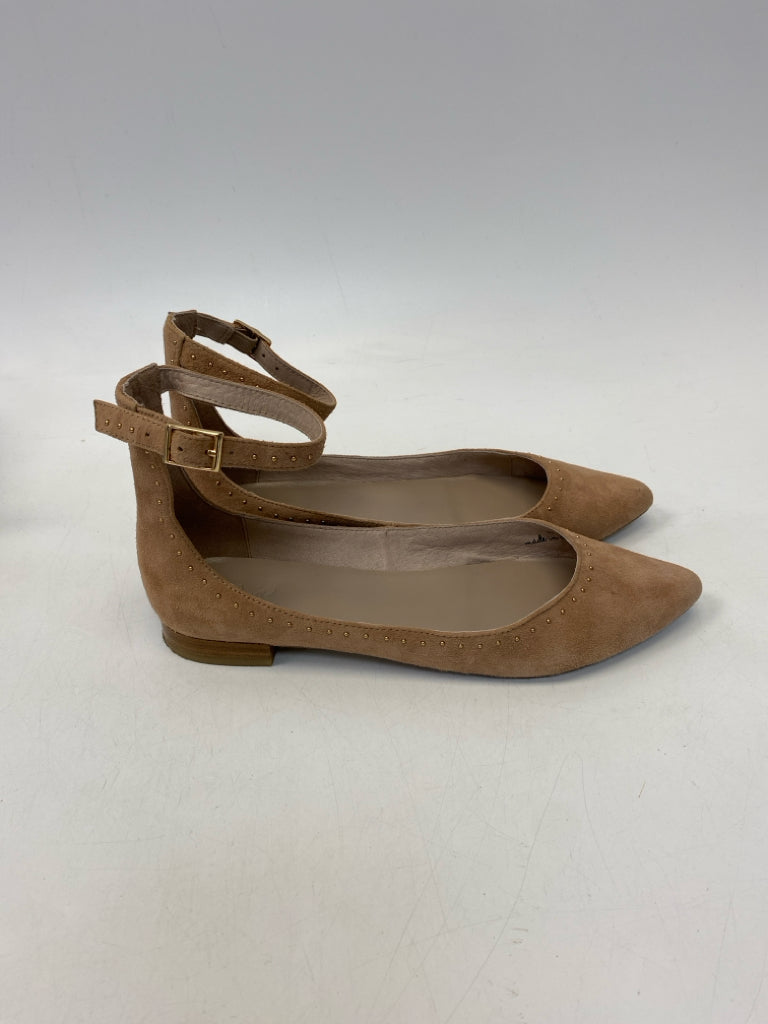 Joie EU Shoe Size 39 Brown Studded Flats