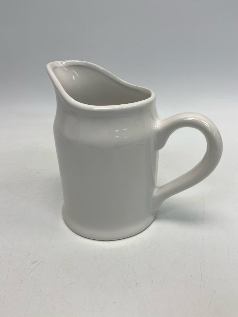 Home Essentials White Ceramic Pitcher