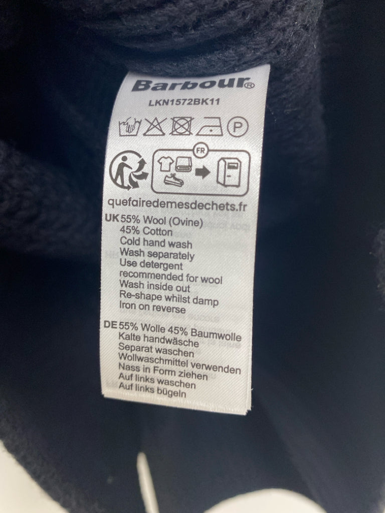 NWT Barbour Size 4 Black Wool Blend Ladies Sweater