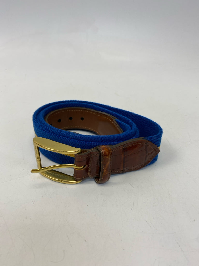 BEN SILVER Size 42 Blue Yellow Men&