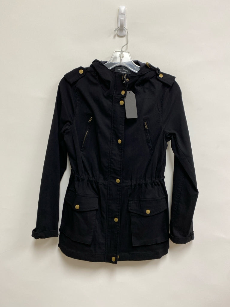 NWT Size S Black Hooded Zip Down Ladies Jacket