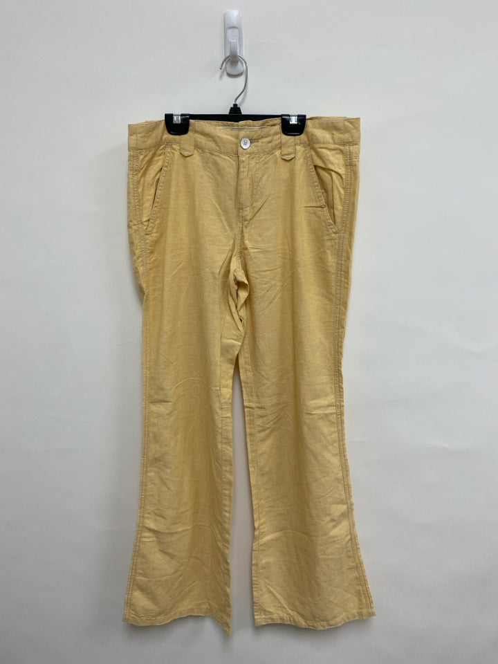 Daughters of the Liberation Size 8 Yellow Heather Wide Leg Ladies Pants