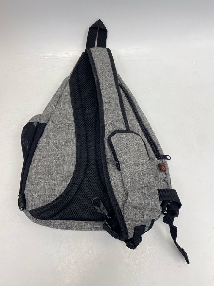 Gray Black Handbag