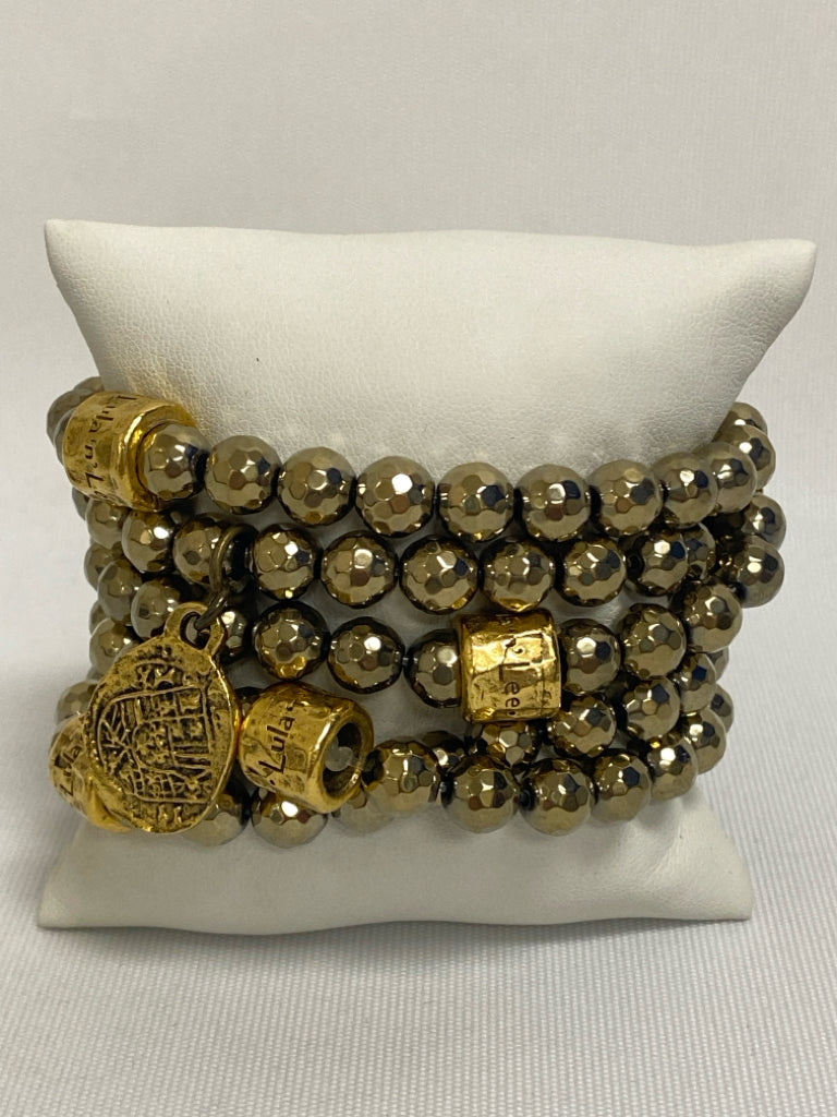 Gold Color Charms Bracelet