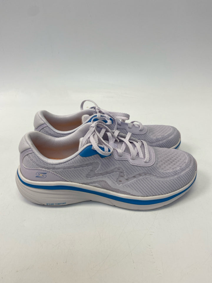Skechers  Size 10 Lavender Lace Trim Sneakers