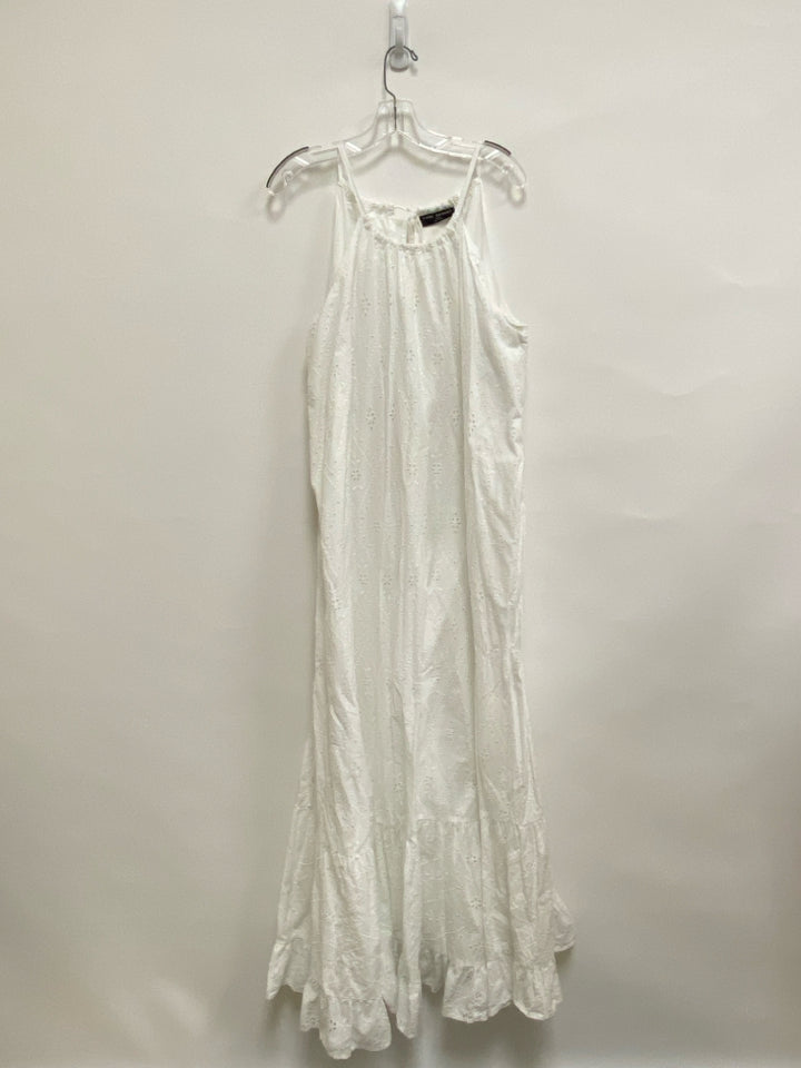 Lane Bryant  SIZE  18/20 White Maxi Eyelet Plus Size Dress
