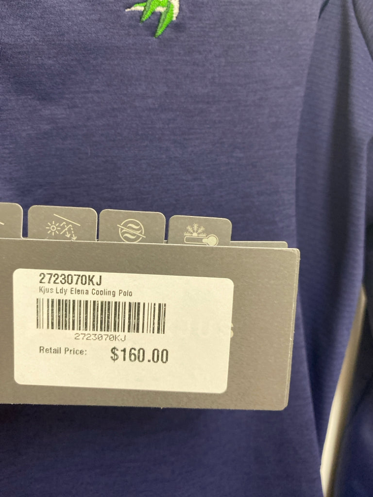 NWT KJUS Size XS Navy Long Sleeve Athletic Top
