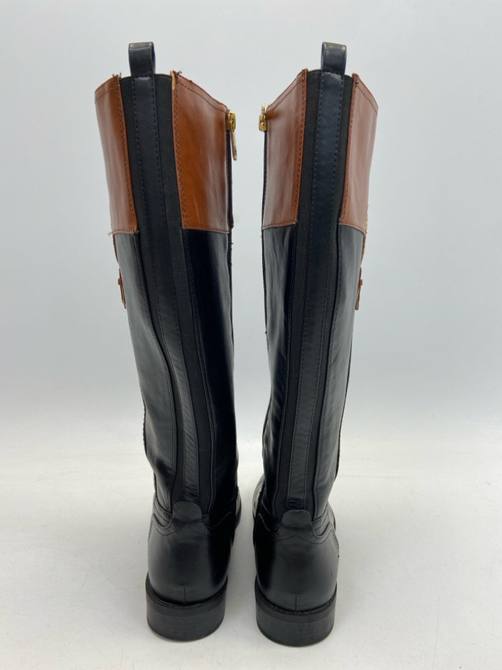 Tommy Hilfiger US Shoe Size 11 Black Brown Boots