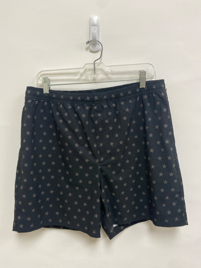 Chubbies Size XL Black Taupe Stars Men&