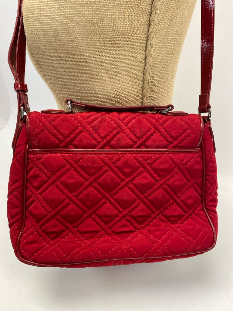Vera Bradley Red Quilted Crossbody